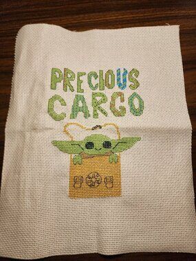 Precious Cargo Competed Cross Stitch